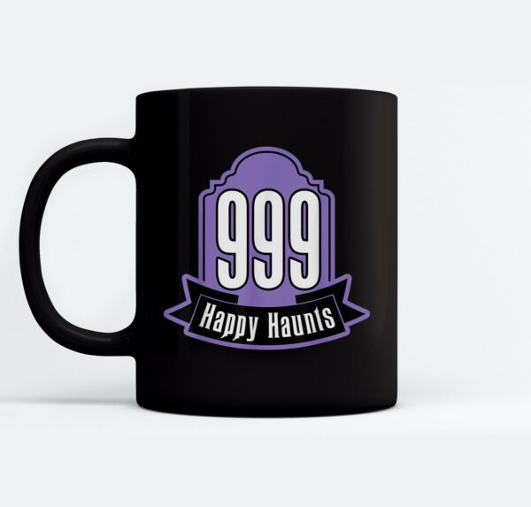 999 Happy Haunts Mugs Ceramic Mug Black
