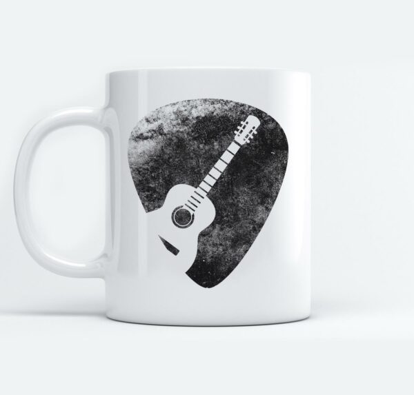 Acoustic Guitar Pick New Gifts Guitarist Love Music Mugs Ceramic Mug White