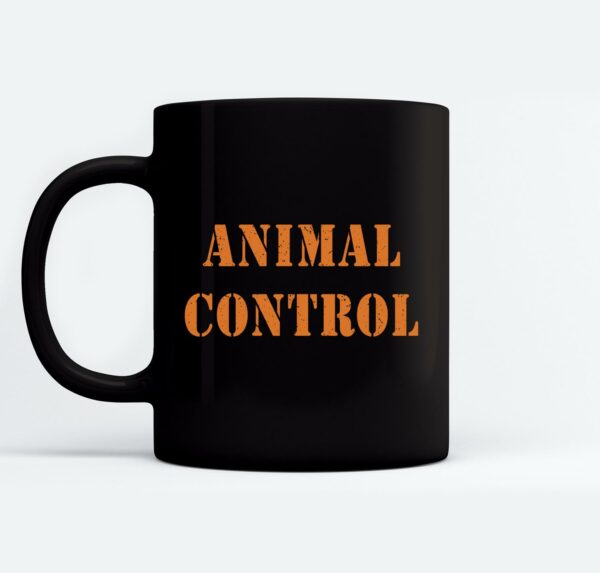 Animal Control Halloween Costume Mugs Ceramic Mug Black