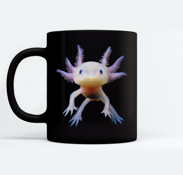 Axolotl Mexican Walking Fish Cute Amphibian Axolotl Mugs Ceramic Mug Black